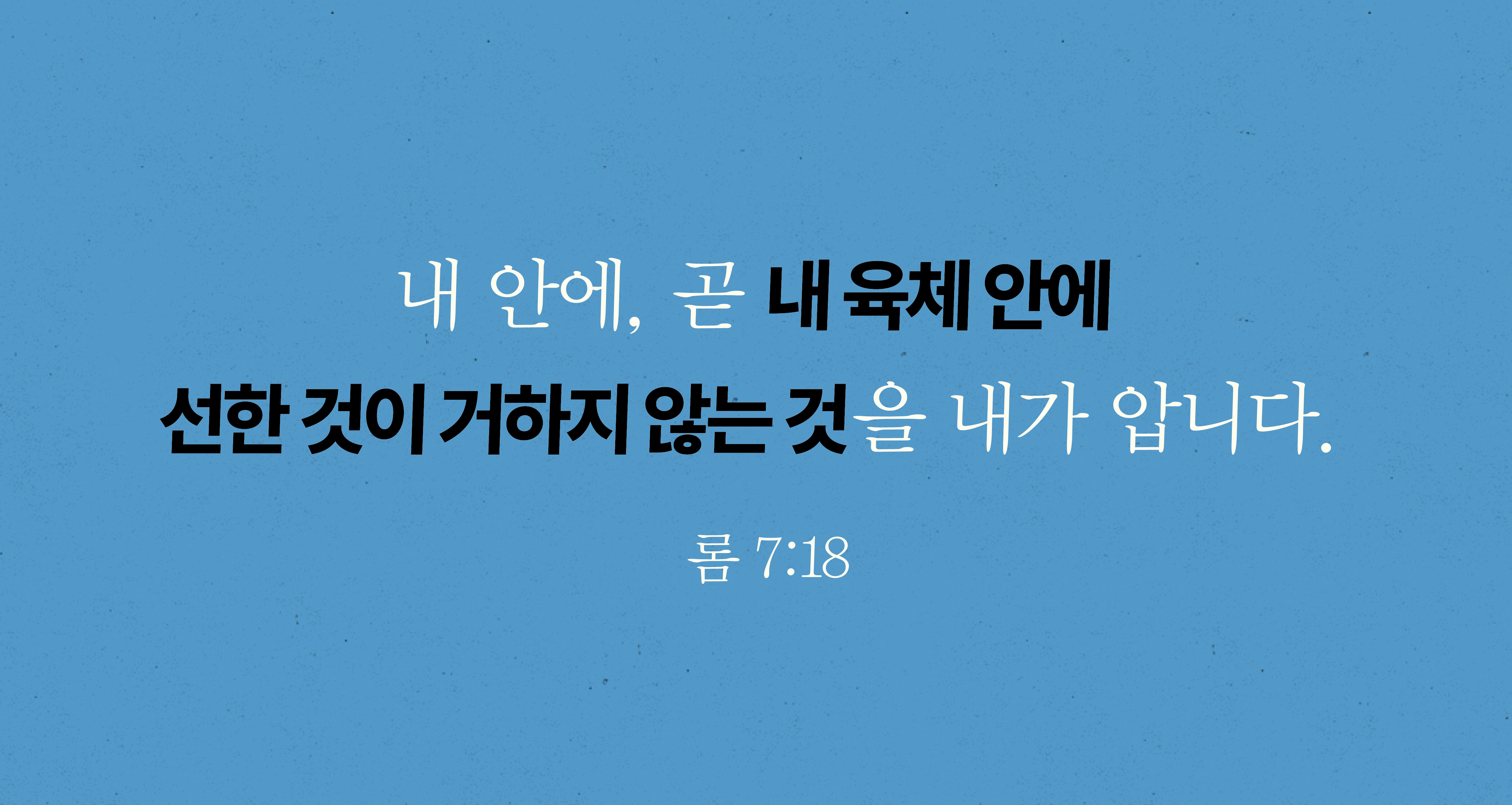 육체에 대해 성경은 뭐라고 말합니까?